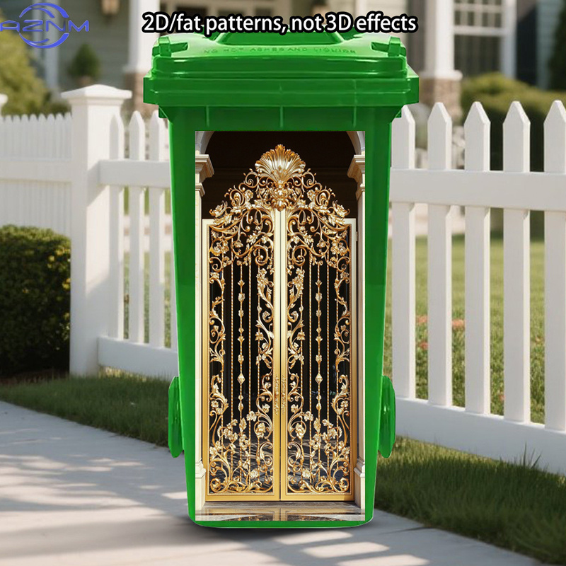 Luxury Lifestyle Design - Eleganter Aufkleber für den Mülleimer im